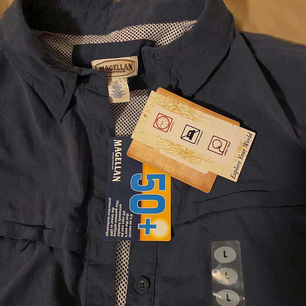 Magellan outdoor sportswear button down shirt